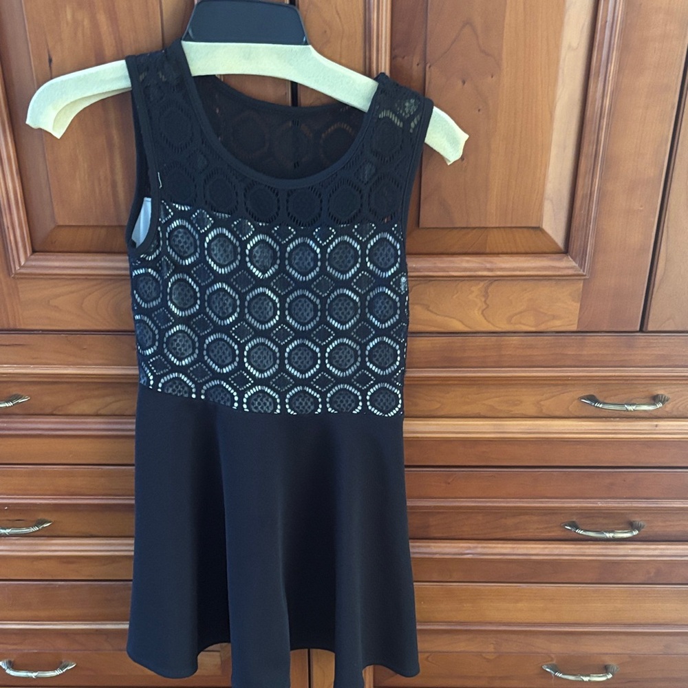 Girls black Aqua Dress